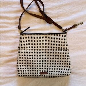 Fossil Fiona Polka Dot Crossbody Bag